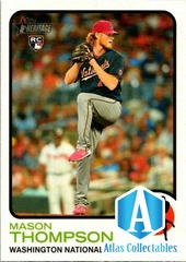 2022 Topps Heritage #113 Mason Thompson RC Nationals